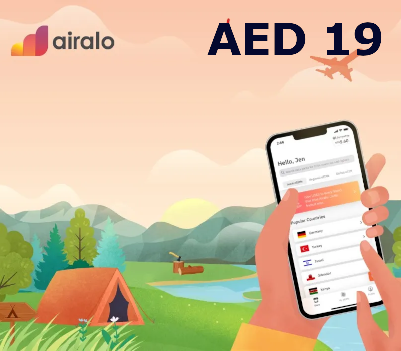 

Airalo 19 AED Gift Card UAE