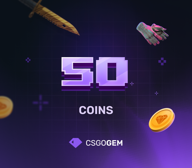 

CSGOGem 50 Coins Gift Card