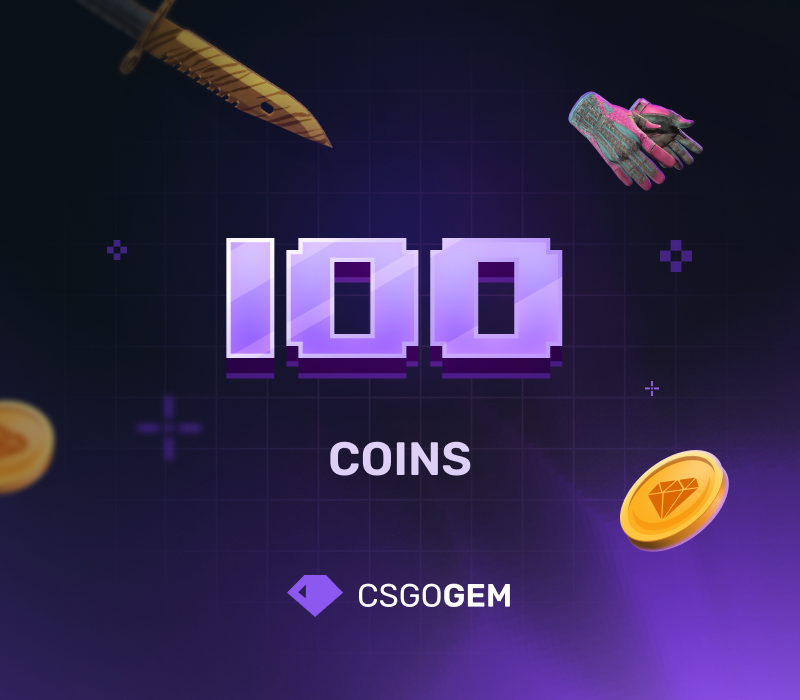 

CSGOGem 100 Coins Gift Card