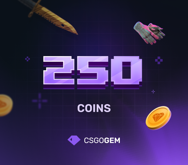 

CSGOGem 250 Coins Gift Card