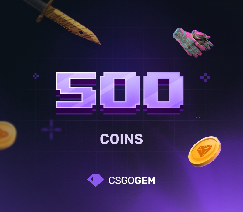 

CSGOGem 500 Coins Gift Card