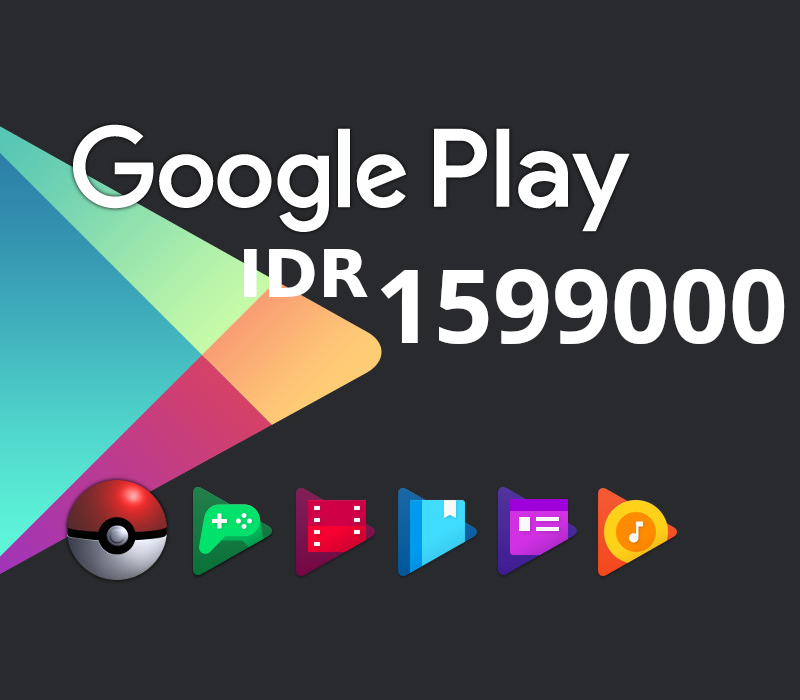 

Google Play 1599000 IDR Gift Card