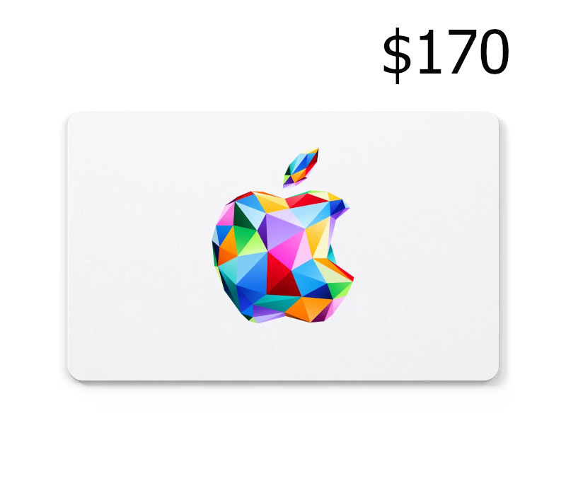 

Apple $170 Gift Card US