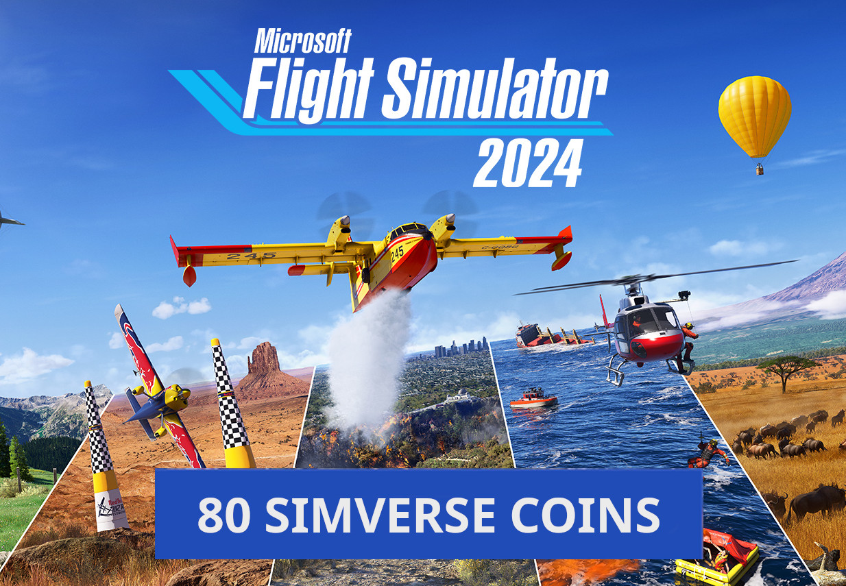 Microsoft Flight Simulator 2024 - 80 Simverse Coins DLC EU Xbox Series X|S / PC CD Key screenshot 2
