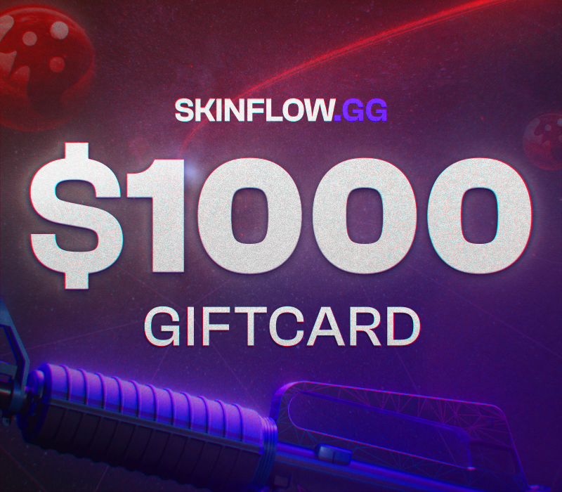 

Skinflow.gg $1000 Trade Balance Gift Card