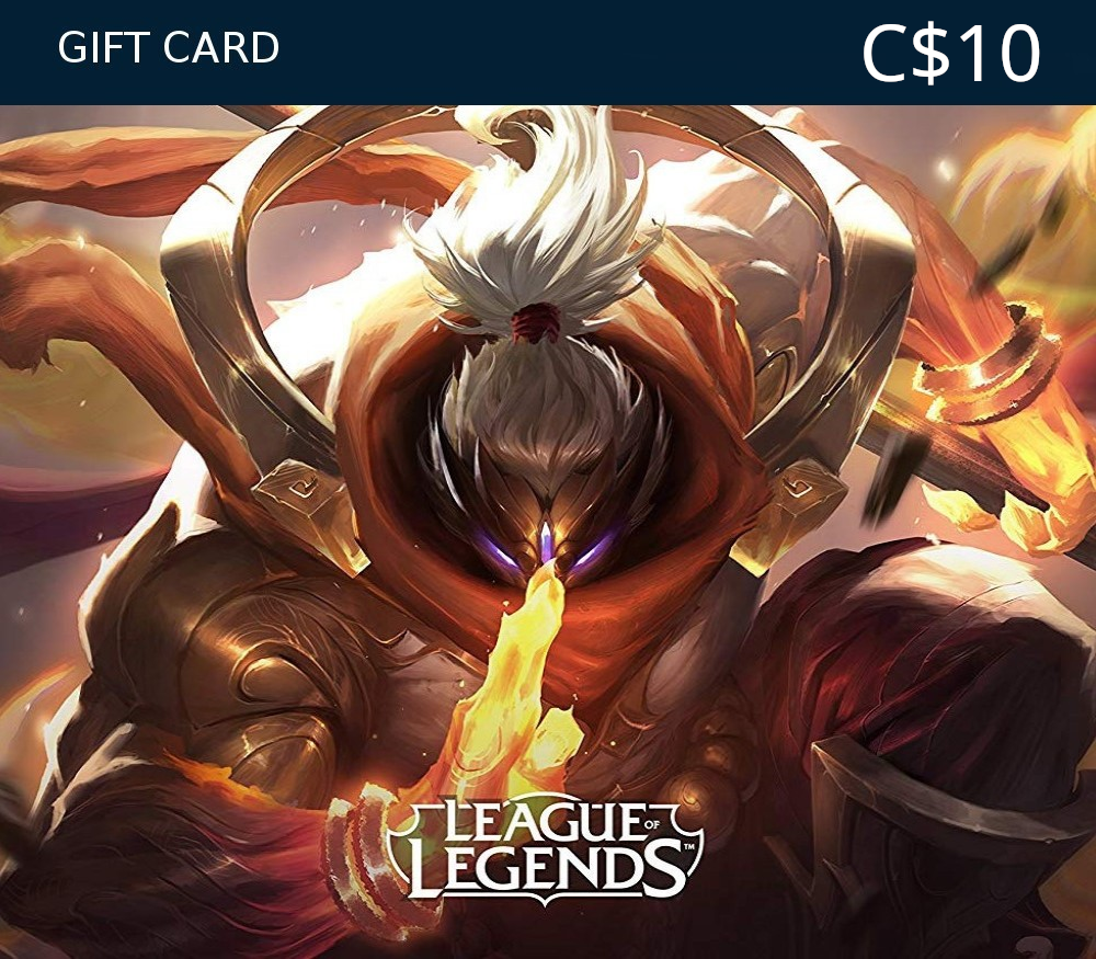 

League of Legends C$10 Prepaid RP Card CA