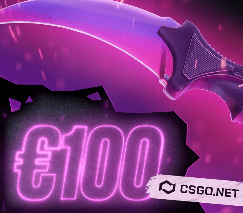 

CSGO.NET €100 Gift Card