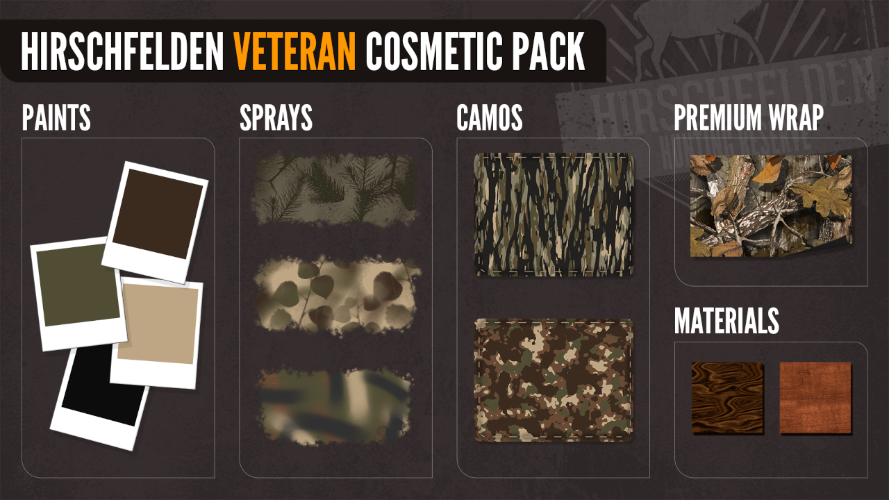 theHunter: Call of the Wild – Hirschfelden Veteran Cosmetic Pack skjermbilde