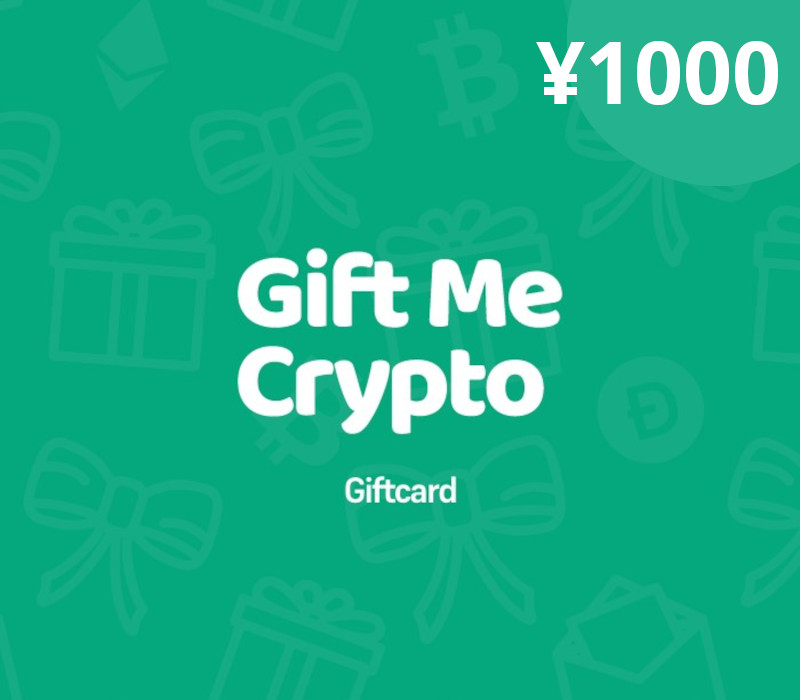 

Gift Me Crypto ¥1000 Gift Card