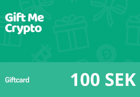 Gift Me Crypto 100 SEK Gift Card screenshot 1