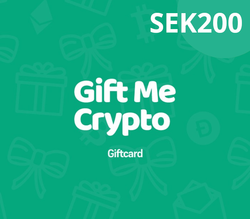 

Gift Me Crypto 200 SEK Gift Card