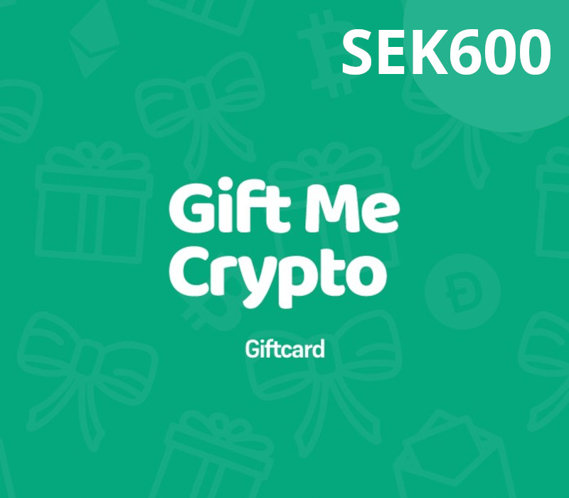 

Gift Me Crypto 600 SEK Gift Card