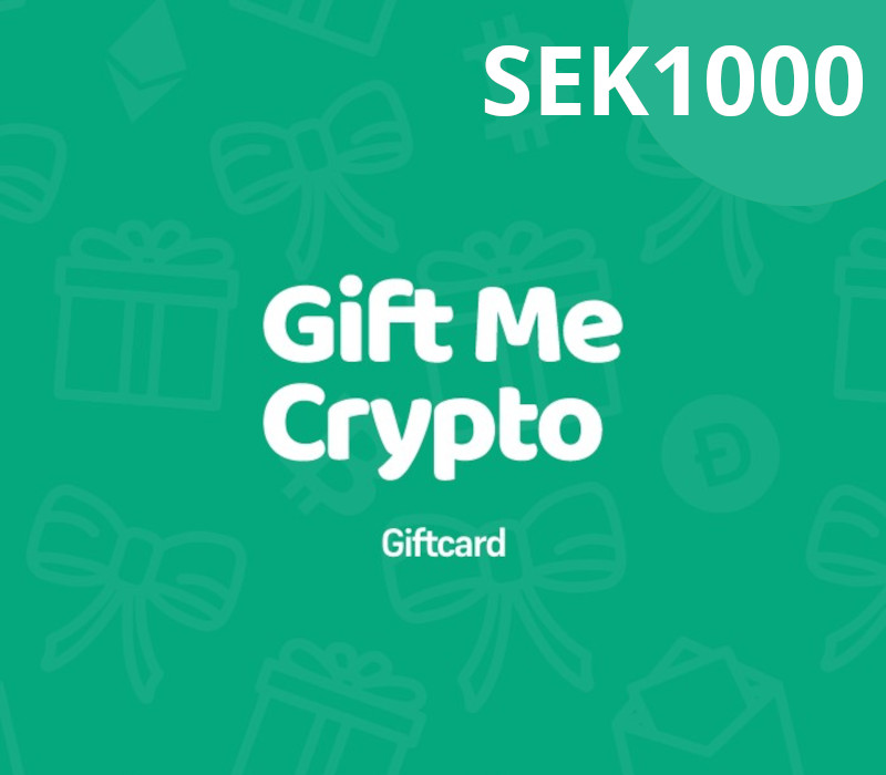 

Gift Me Crypto 1000 SEK Gift Card