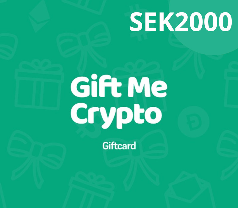 

Gift Me Crypto 2000 SEK Gift Card