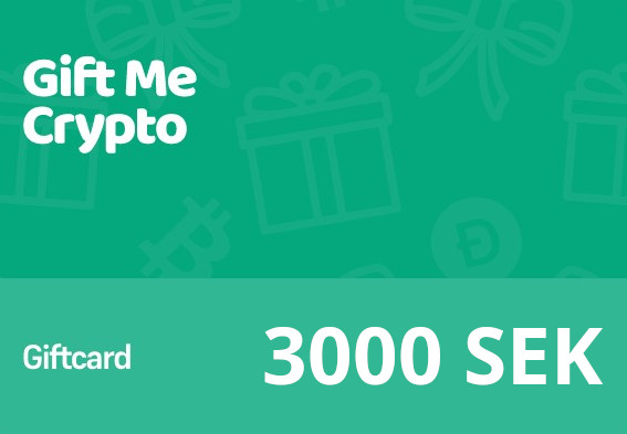Gift Me Crypto 3000 SEK Gift Card screenshot 1