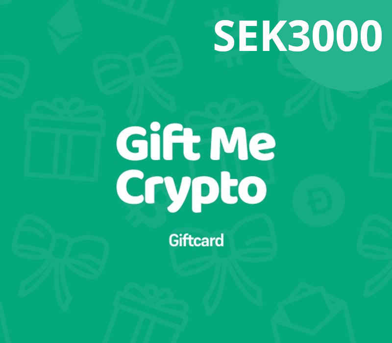 

Gift Me Crypto 3000 SEK Gift Card