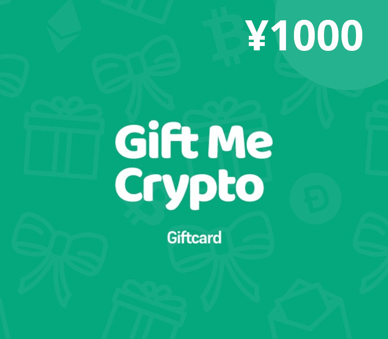 

Gift Me Crypto CNY 1000 Gift Card