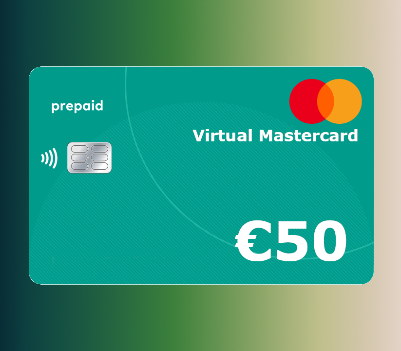 

Prepaid Virtual Mastercard €30 EU