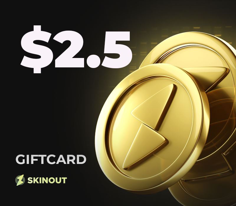 

SkinOut.gg $2.5 Gift Card