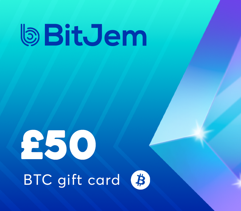 

BitJem Gift Card (BTC) £50