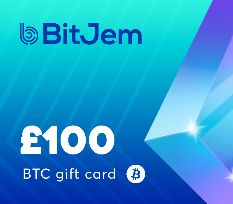 

BitJem Gift Card (BTC) £100