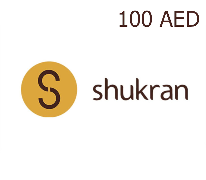 

Shukran 100 AED Gift Card AE