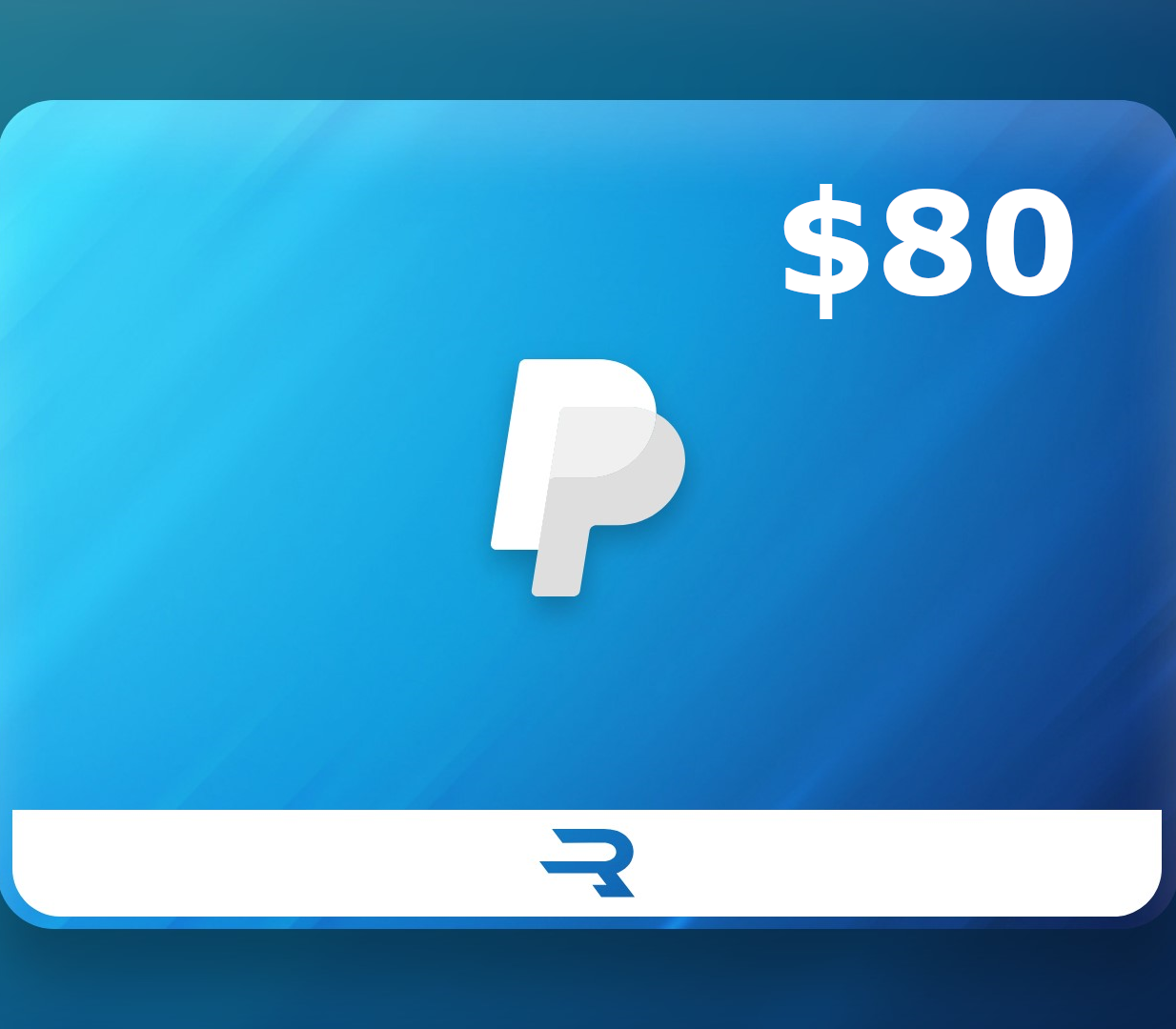 

Rewarble PayPal $80 Gift Card