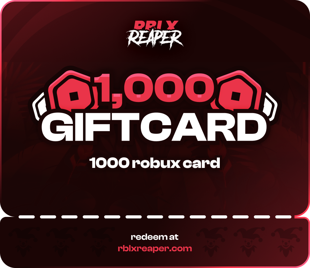 

RBLXReaper 1,000 Balance Gift Card