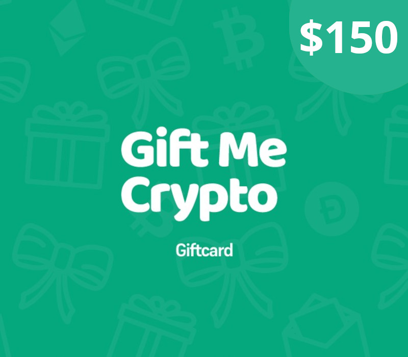 

Gift Me Crypto $150 Gift Card