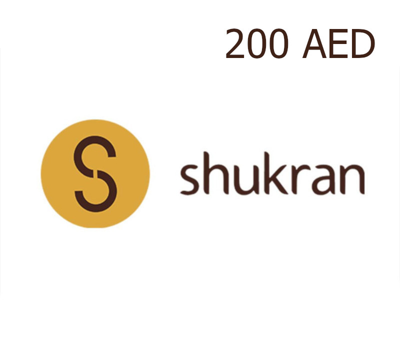 

Shukran 200 AED Gift Card AE