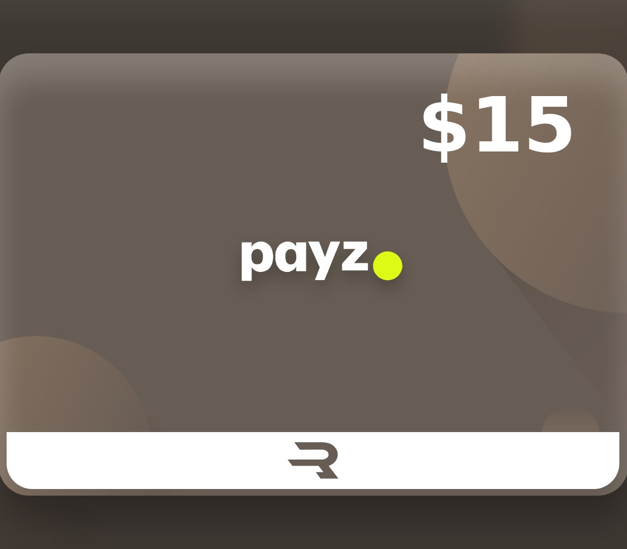 

Rewarble Payz $15 Gift Card