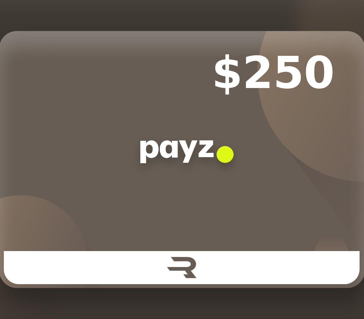 

Rewarble Payz $250 Gift Card