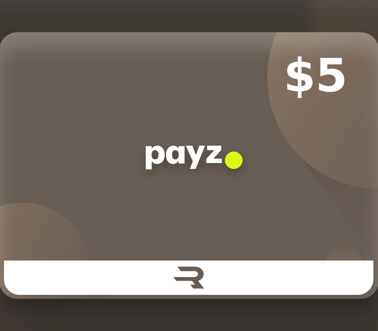 

Rewarble Payz $5 Gift Card