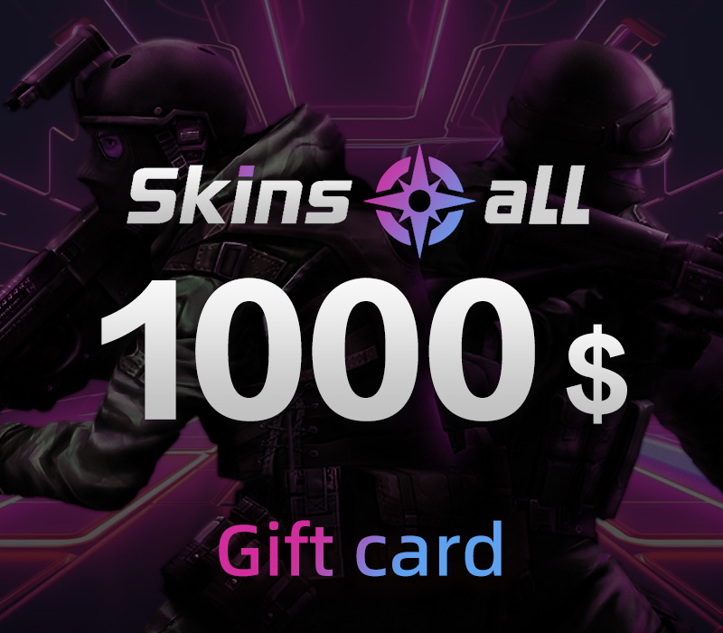 

Skinsall.com $1000 Gift Card