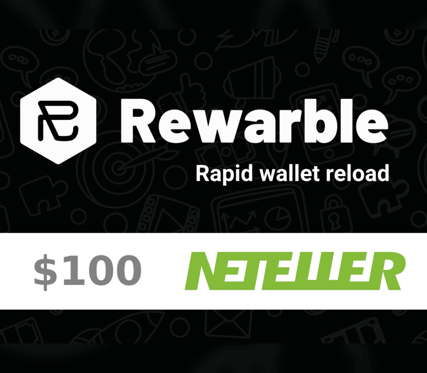 

Rewarble Neteller $100 Gift Card