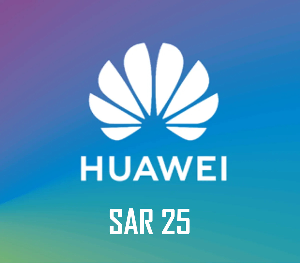 

Huawei AppGallery 25 SAR Gift Card SA