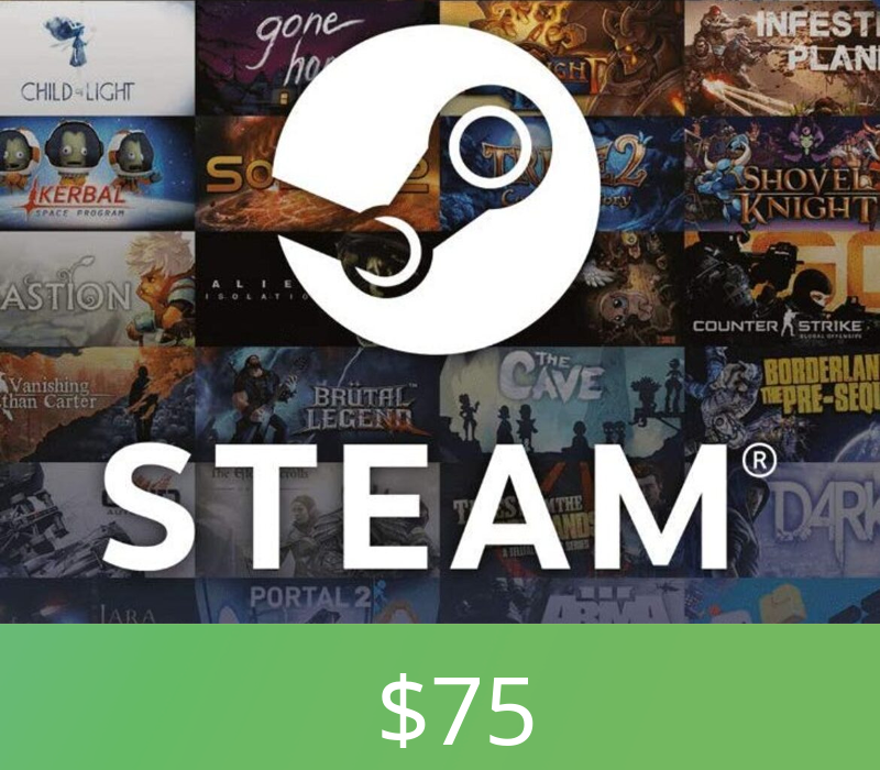 

Steam Wallet Card $75 TR Activation Code