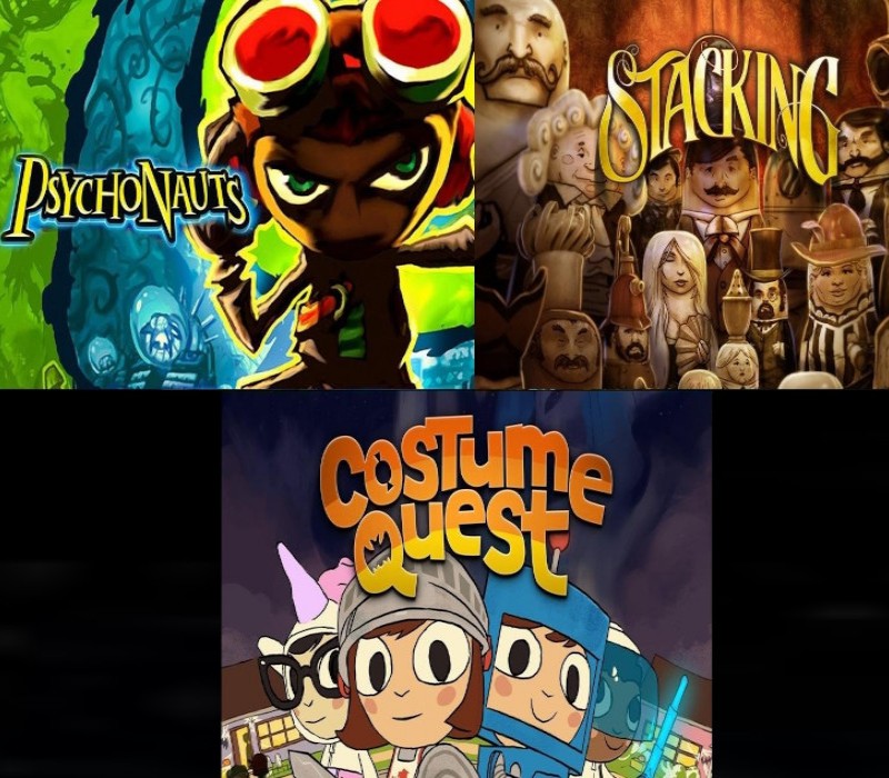 

Psychonauts, Stacking, and Costume Quest Bundle PC Steam CD Key