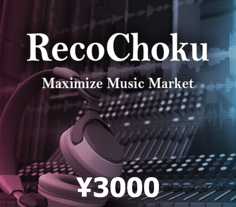 

Recochoku ¥3000 Gift Card JP