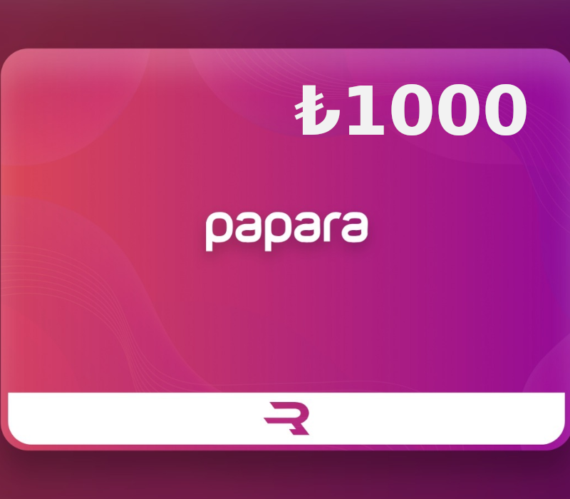 

Rewarble Papara ₺1000 Gift Card