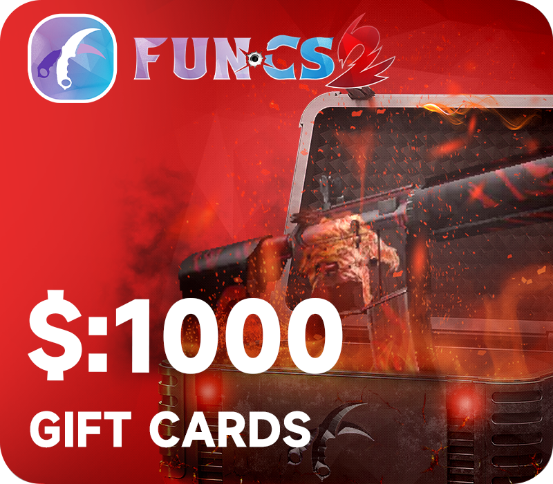 

FUNCS2 1000 Fun Coins Gift Card