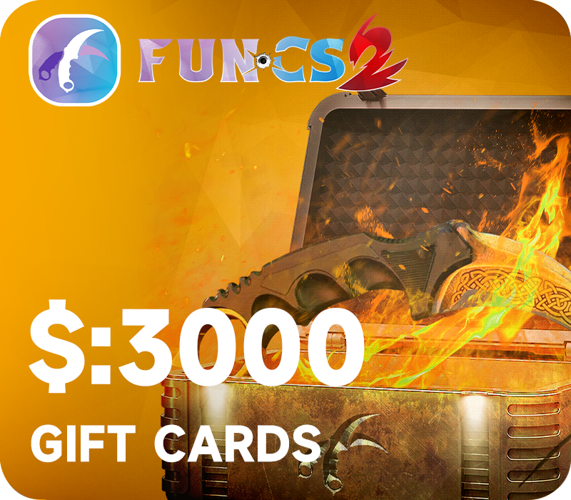 

FUNCS2 3000 Fun Coins Gift Card