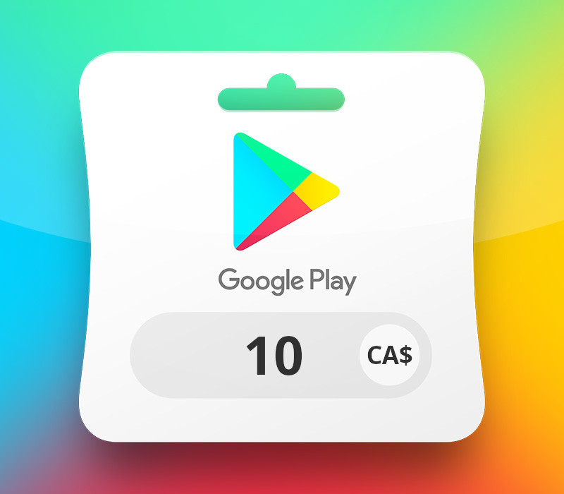 

Google Play CAD 10 Gift Card CA