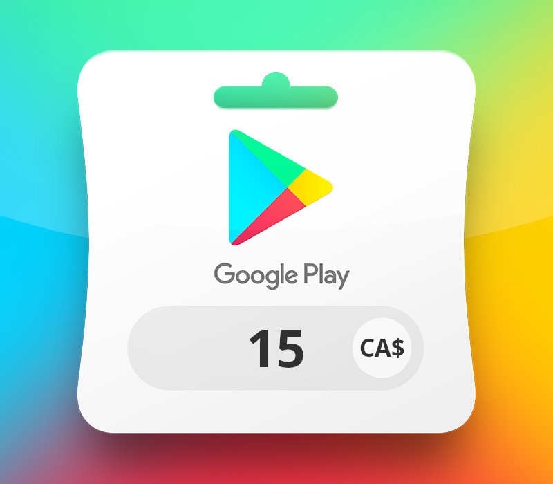 

Google Play CAD 15 Gift Card CA