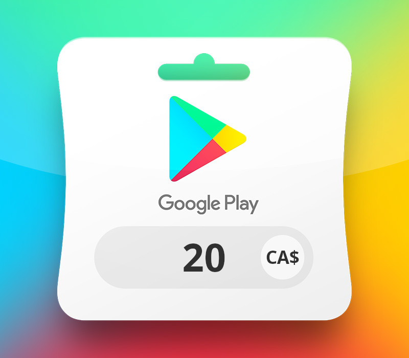 

Google Play CAD 20 Gift Card CA