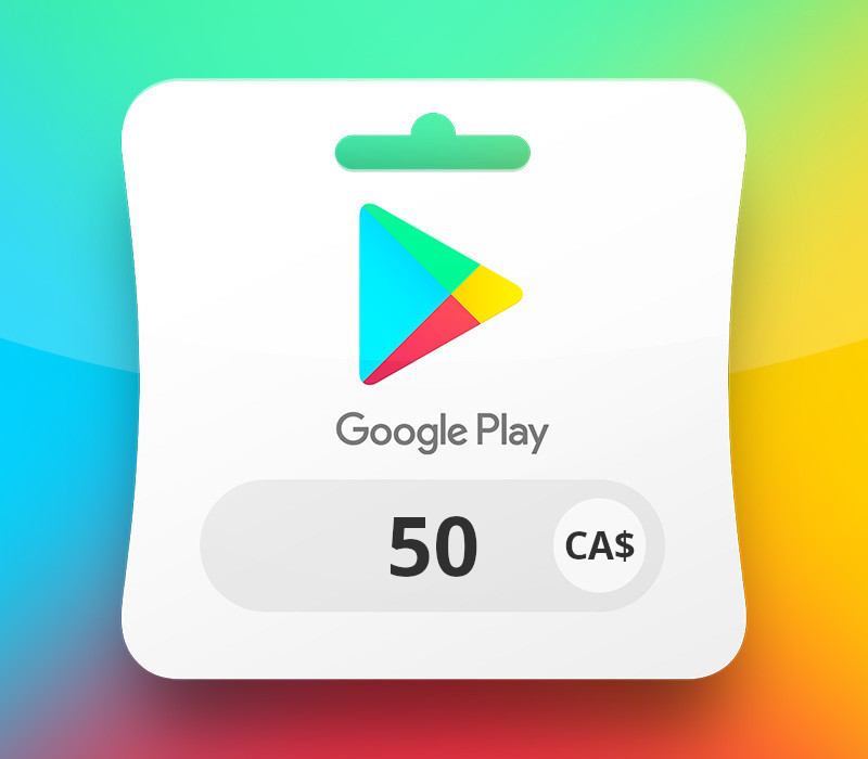 

Google Play CAD 50 Gift Card CA