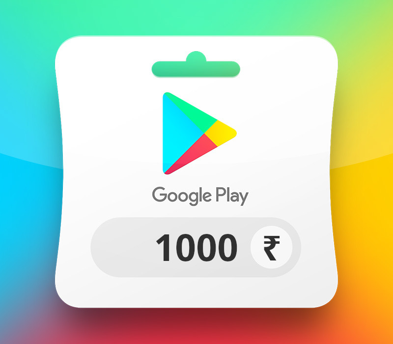 

Google Play INR 1000 Gift Card IN