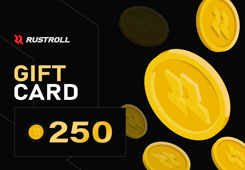 Rustroll.com 250$ Coin Gift Card screenshot 1