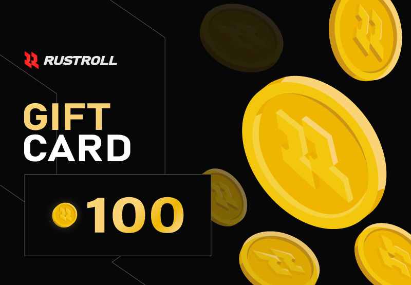 Rustroll.com 100$ Coin Gift Card screenshot 1