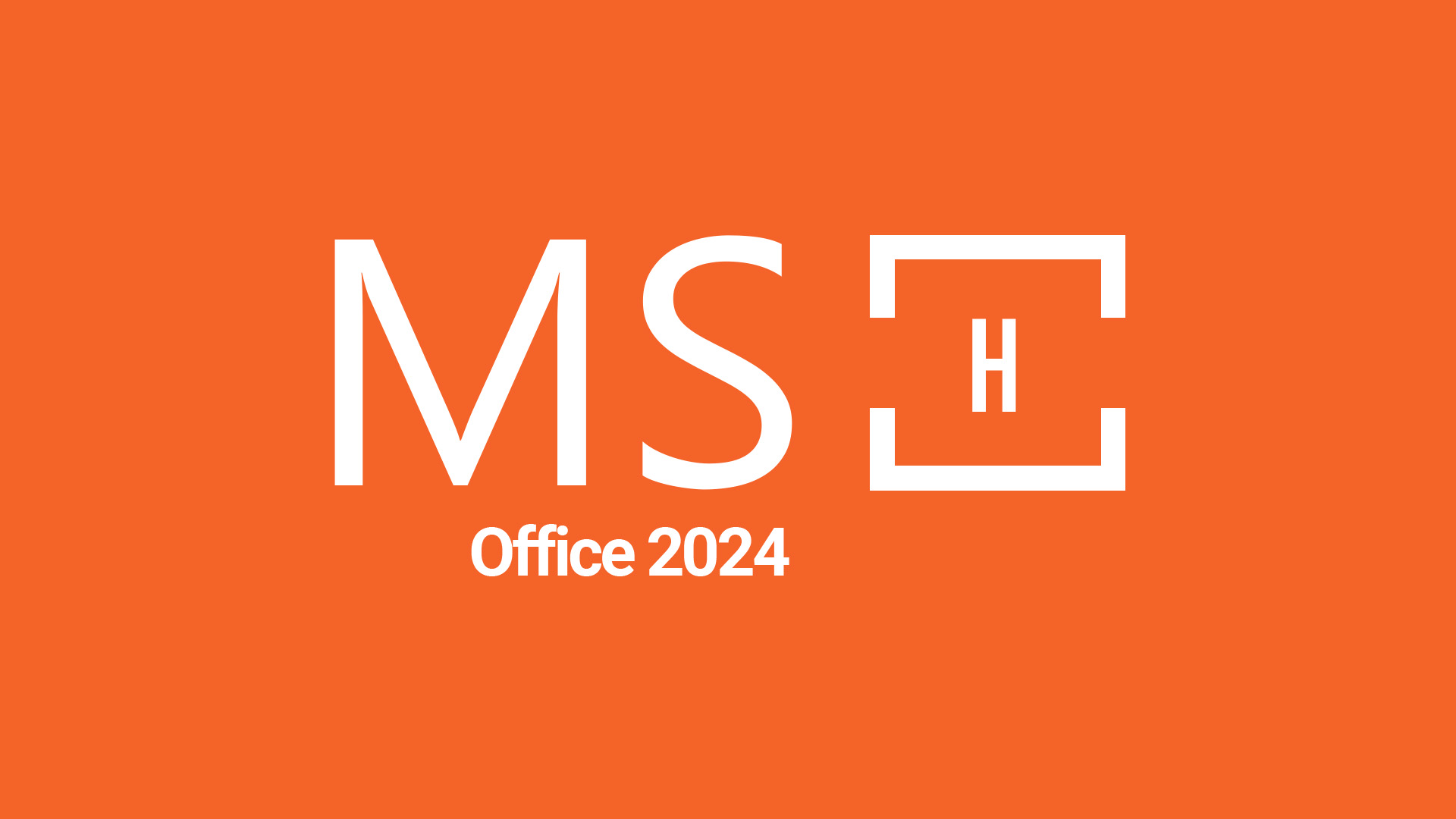 MS Office 2024 Home PC/MAC Retail Key